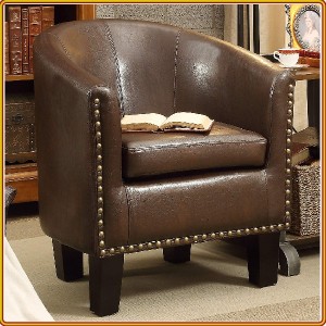 C2BN : Ghế Sofa Đơn - Màu Nâu Brown